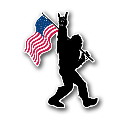 Bigfoot Flag  (Black)