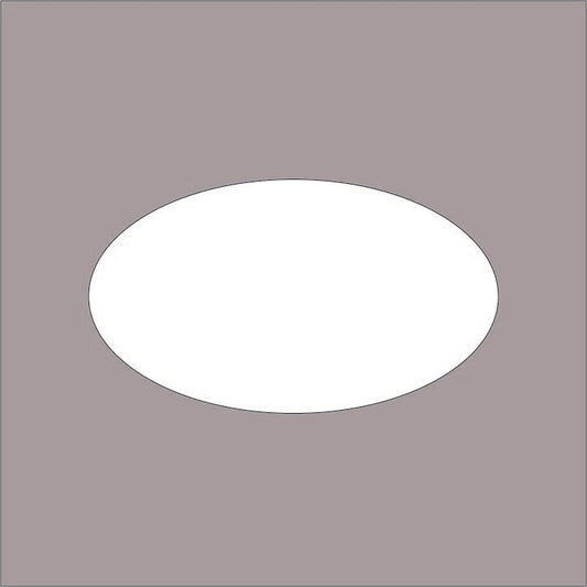 Custom Oval Sticker (7" x 4")