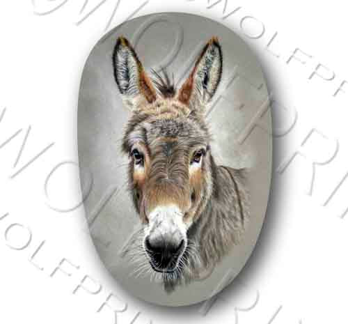 Donkey Sticker 5.1" Tall Decal Cute