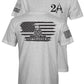 Men's Dont Tread on Me Tattered American Flag Black T-shirt