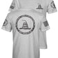 Men's Gadsden Don't Shoot Until You See The Whites of Their Eyes Black T-Shirt